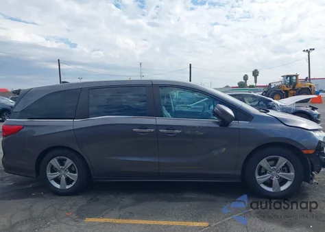 2019 Honda Odyssey Ex-L from USA, damaged, VIN 5FNRL6H7XKB013314
